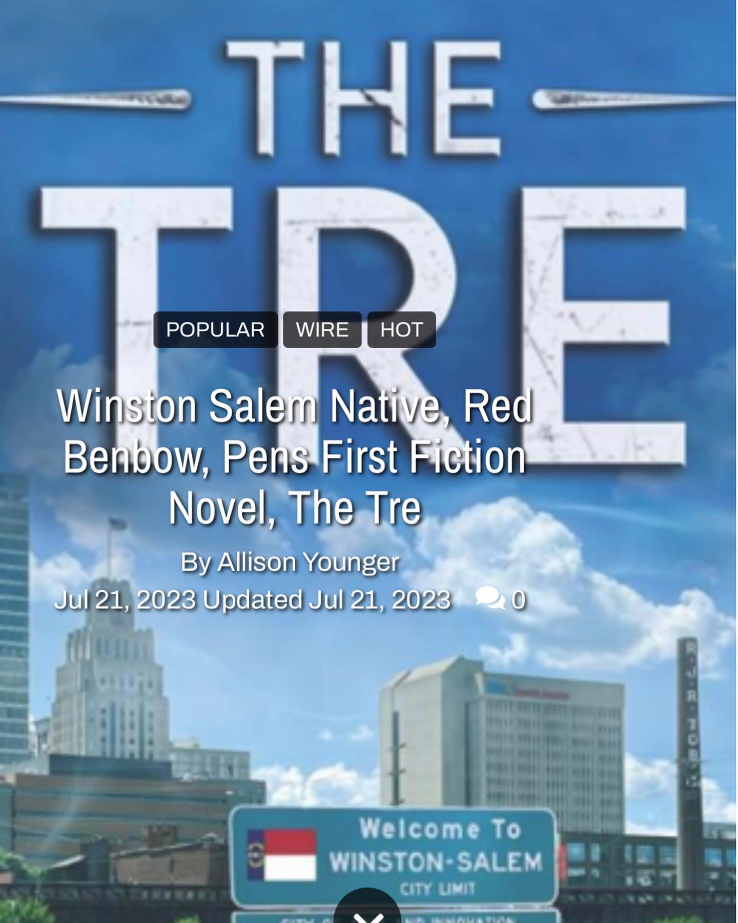 Congratulations to our client, Red Benbow - a Winston-Salem, NC native - on his first book, The Tre. We are so happy for him! Check out his book when you can! Available on Amazon. #TheTre #RedBenbow #author #linkinbio